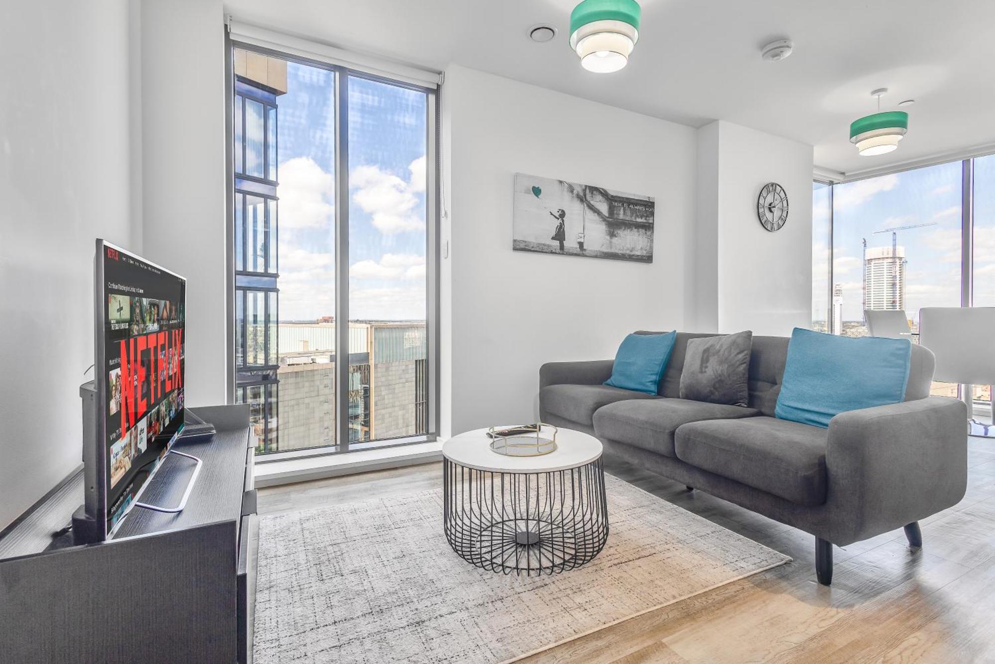 Luxury 2 Bedroom Apartment, On Broad Street! Бірмінгем Екстер'єр фото
